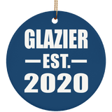 Glazier Established EST. 2020 - Circle Ornament