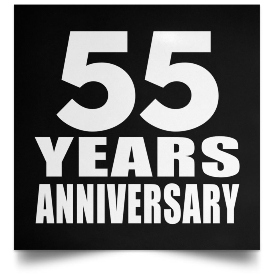 55th Anniversary 55 Years Anniversary - Poster Square