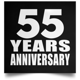 55th Anniversary 55 Years Anniversary - Poster Square