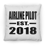 Airline Pilot Established EST. 2018 - Throw Pillow
