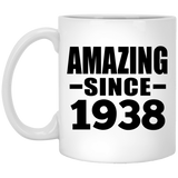 86th Birthday Amazing Since 1938 - 11 Oz Coffee Mug