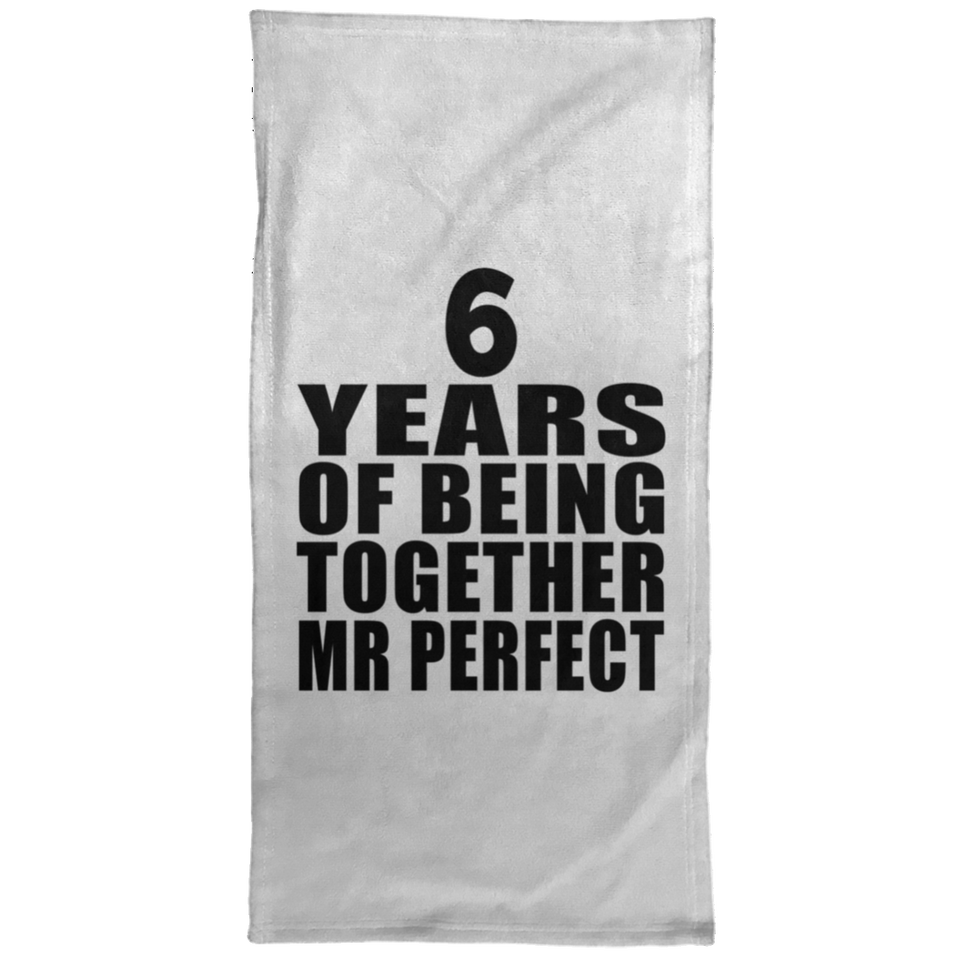 6th Anniversary 6 Years Of Being Mr Perfect - Hand Towel