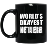 World's Okayest Industrial Designer - 11 Oz Coffee Mug Black