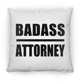 Badass Attorney - Throw Pillow