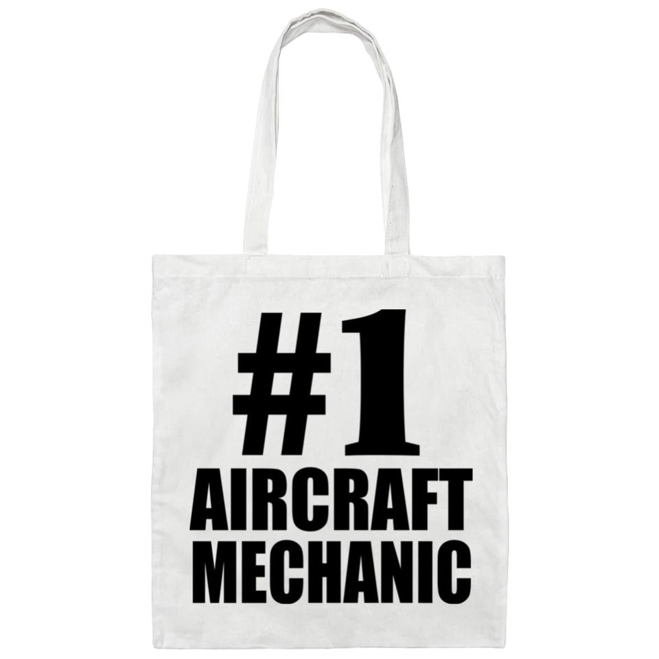 Number One #1 Aircraft Mechanic - Tote Bag White