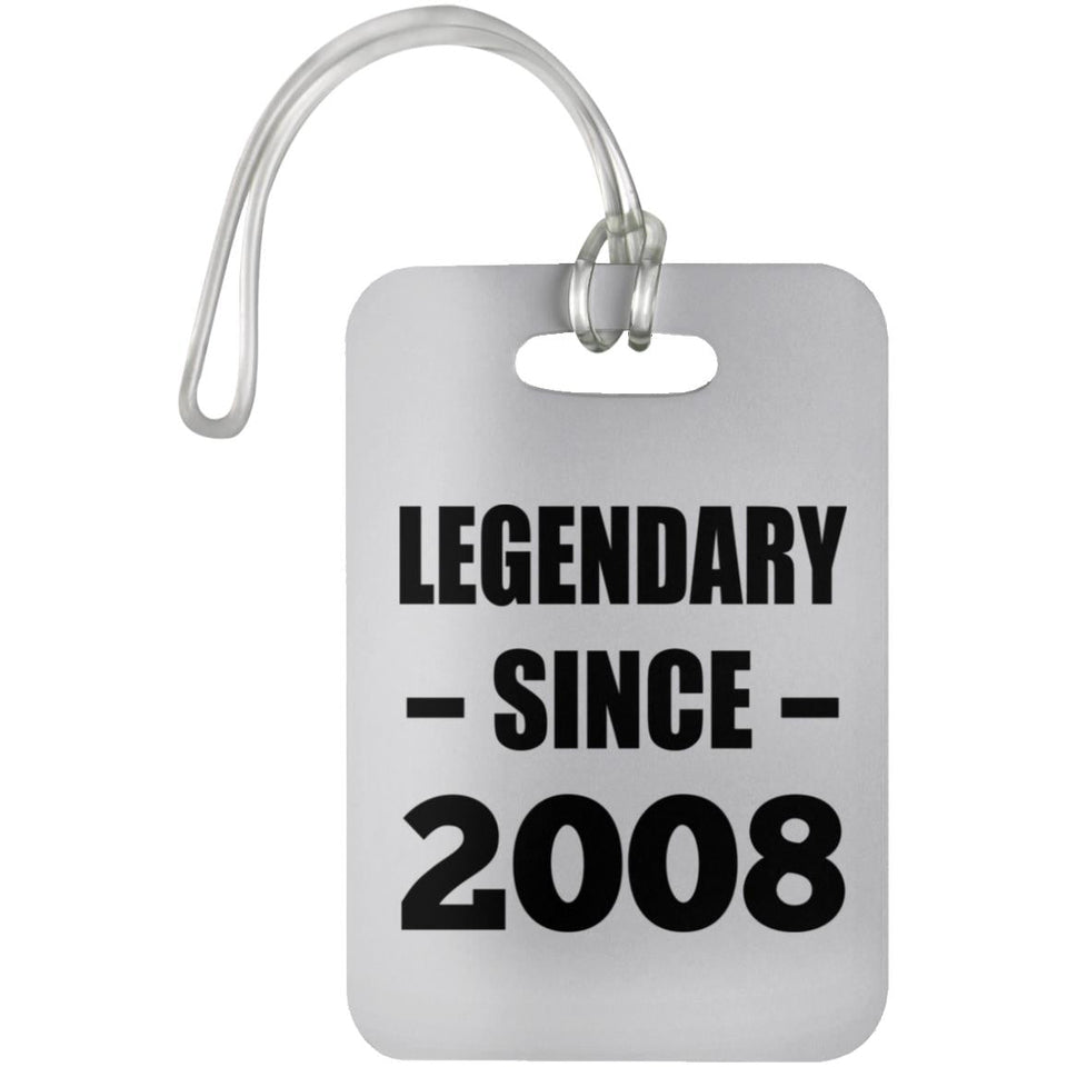 16th Birthday Legendary Since 2008 - Luggage Bag Tag