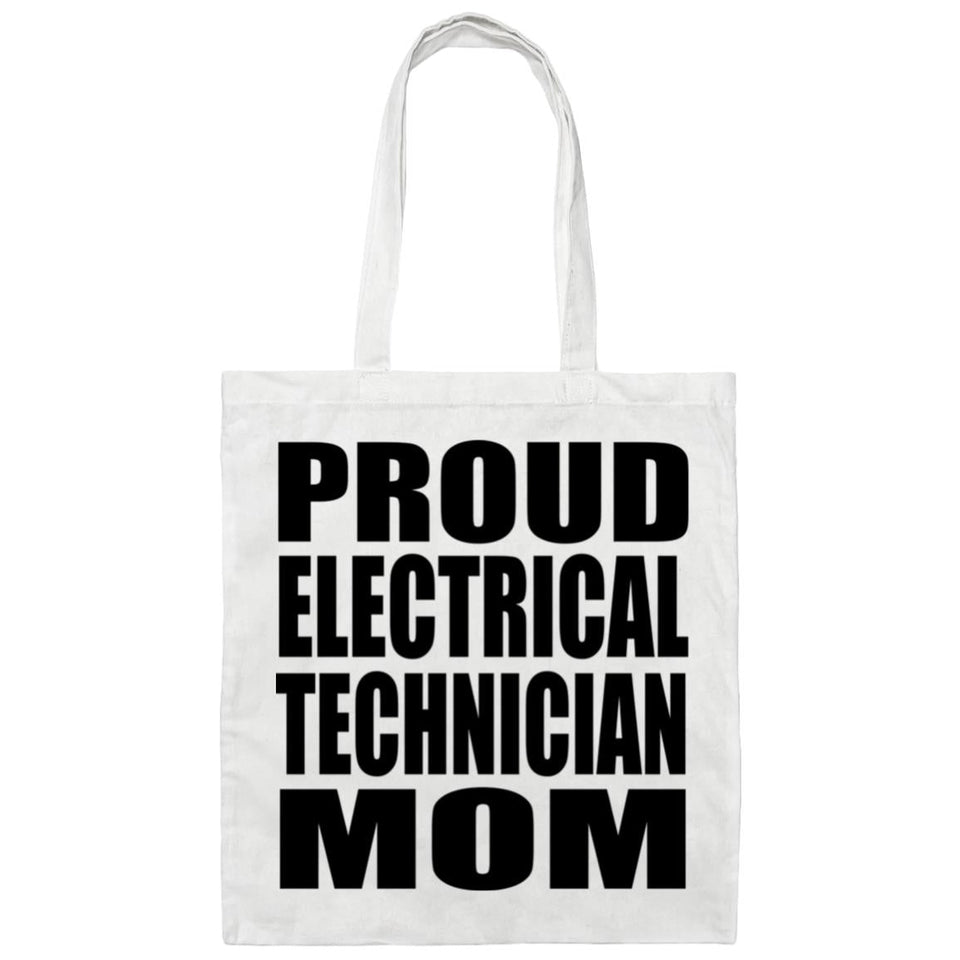 Proud Electrical Technician Mom - Tote Bag White