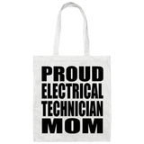 Proud Electrical Technician Mom - Tote Bag White