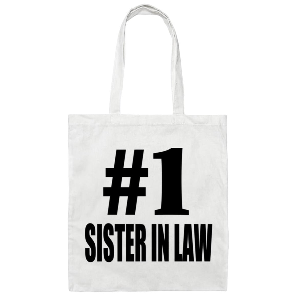 Number One #1 Sister In Law - Tote Bag White