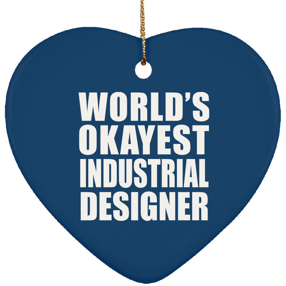 World's Okayest Industrial Designer - Heart Ornament