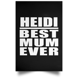 Heidi Best Mum Ever - Poster Portrait