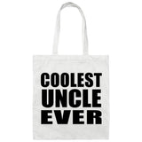 Coolest Uncle Ever - Tote Bag White