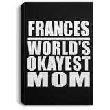 Frances World's Okayest Mom - Canvas Portrait