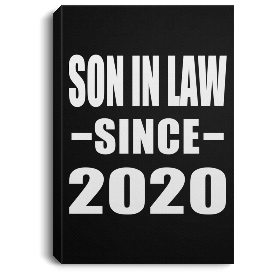 Son In Law Since 2020 - Canvas Portrait