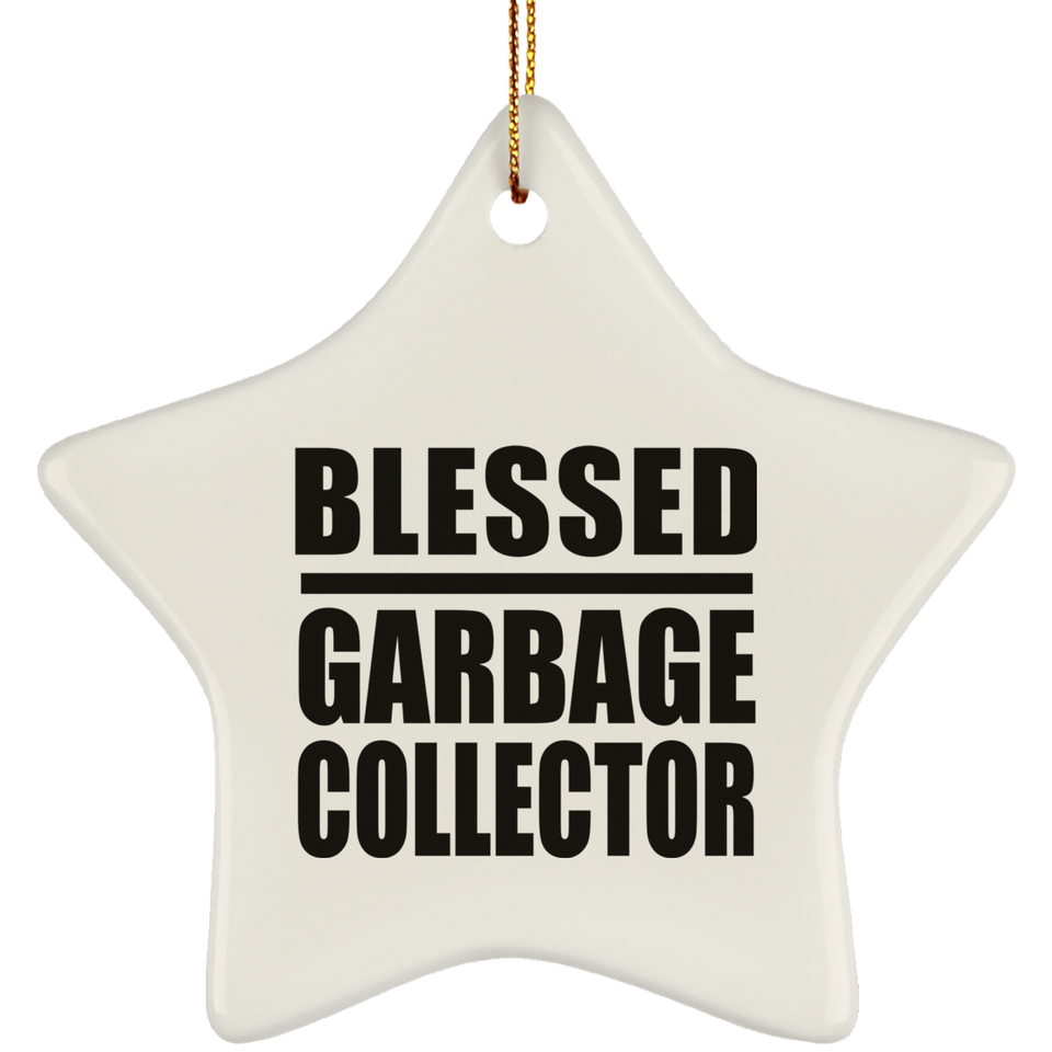 Blessed Garbage Collector - Star Ornament