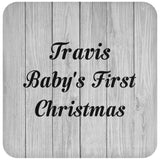 Travis Baby's First Christmas - Drink Coaster F