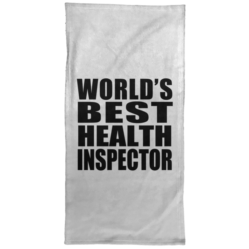 World's Best Health Inspector - Hand Towel