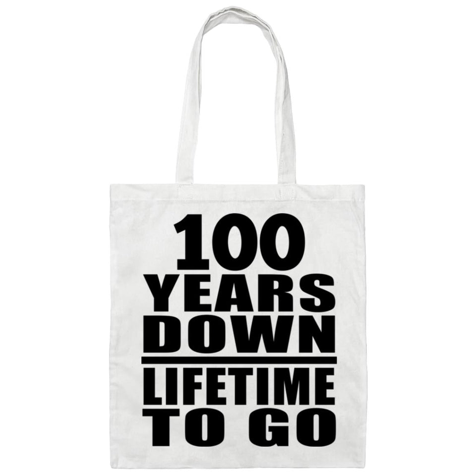 100th Anniversary 100 Years Down Lifetime To Go - Tote Bag White