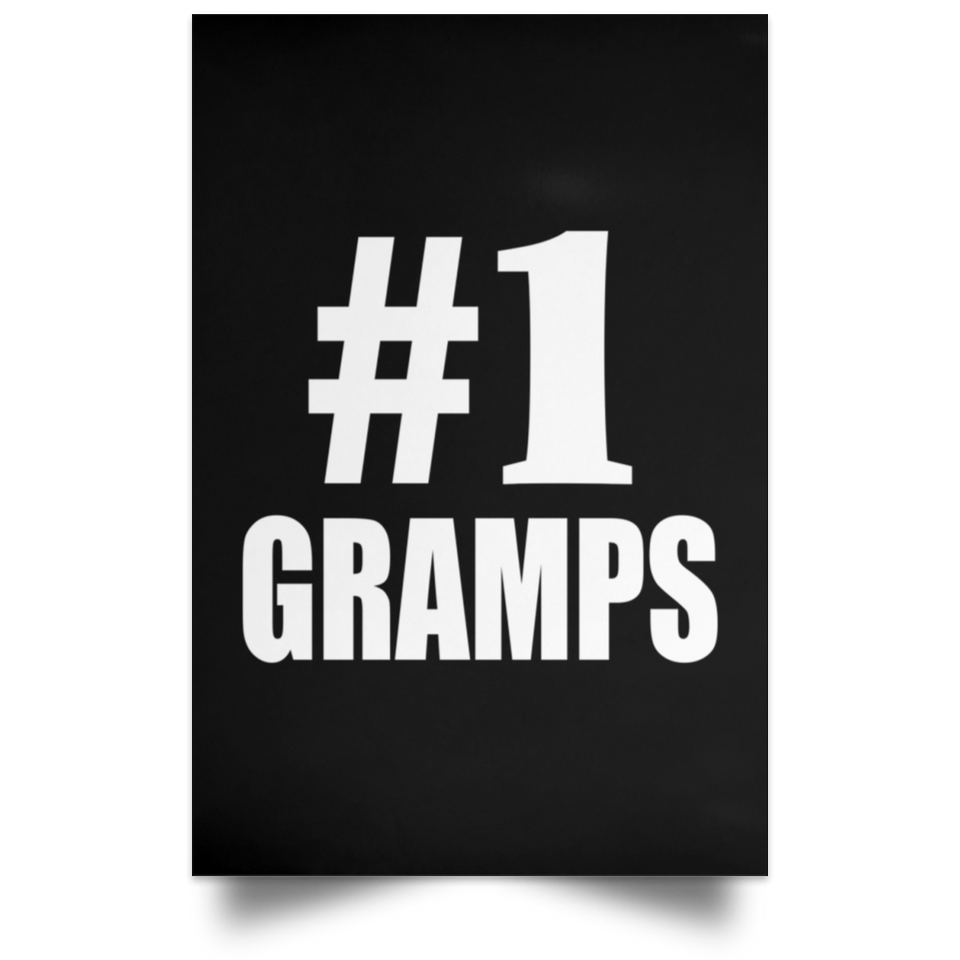 Number One #1 Gramps - Poster Portrait