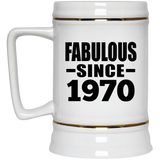 54th Birthday Fabulous Since 1970 - Beer Stein