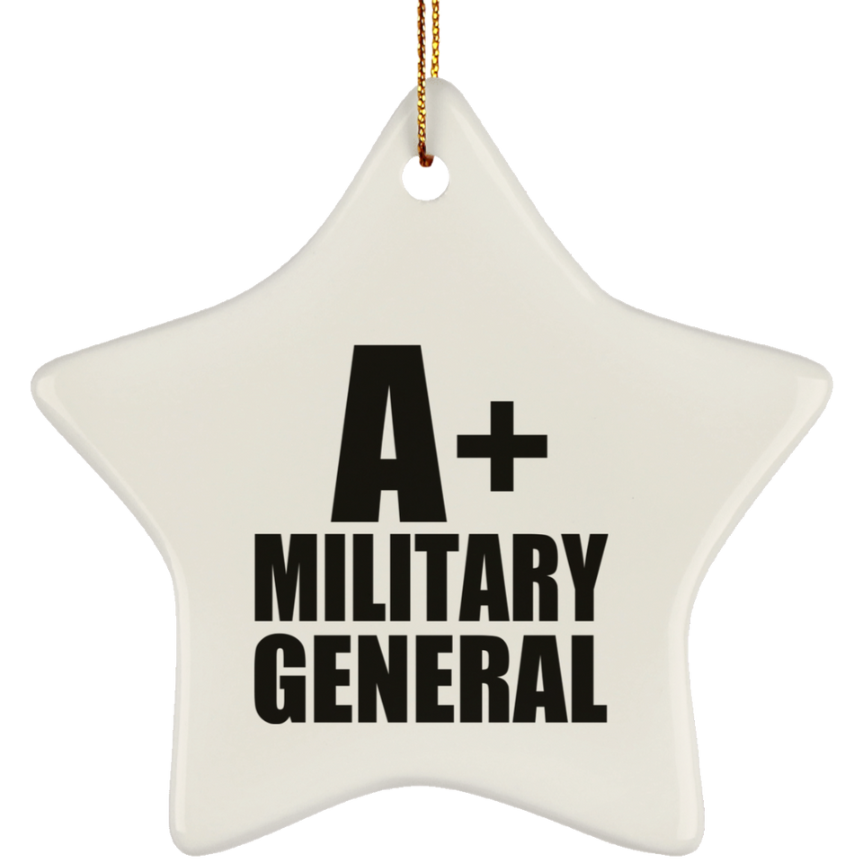 A+ Military General - Star Ornament