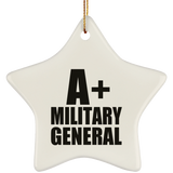 A+ Military General - Star Ornament