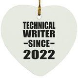 Technical Writer Since 2022 - Heart Ornament