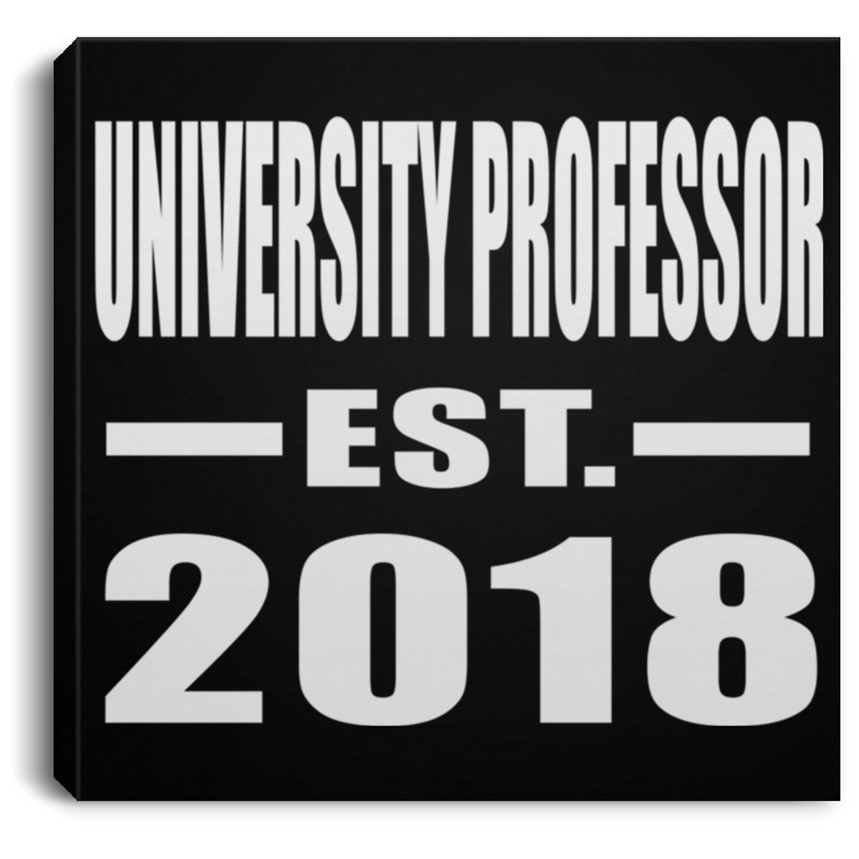 University Professor Established EST. 2018 - Canvas Square