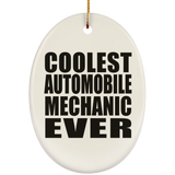 Coolest Automobile Mechanic Ever - Oval Ornament