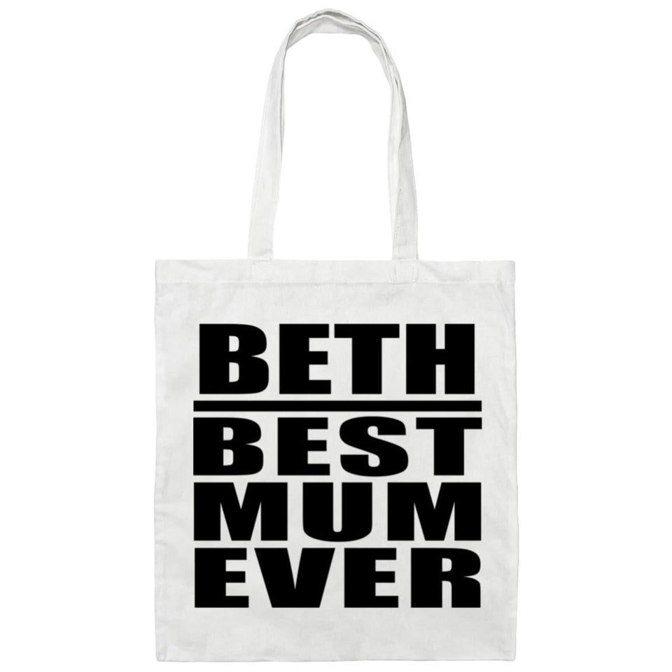 Beth Best Mum Ever - Tote Bag White