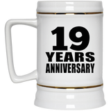 19th Anniversary 19 Years - Beer Stein