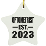 Optometrist Established EST. 2023 - Star Ornament