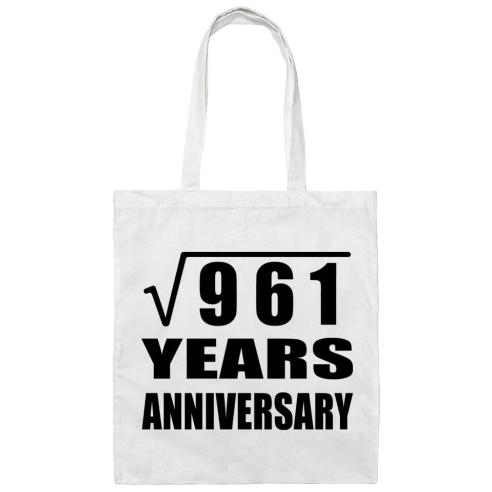 31st Anniversary Square Root of 961 Years Anniversary - Tote Bag White