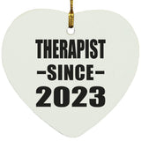 Therapist Since 2023 - Heart Ornament