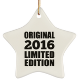 8th Birthday Original 2016 Limited Edition - Star Ornament