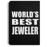 World's Best Jeweler - Canvas Portrait