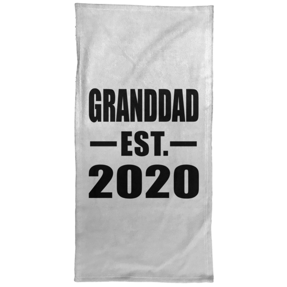 Granddad Established EST. 2020 - Hand Towel