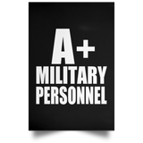 A+ Military Personnel - Poster Portrait