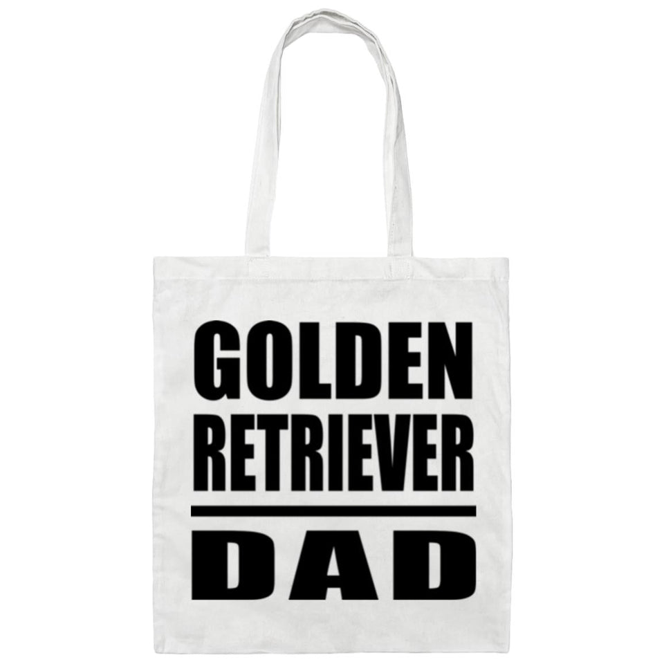 Golden Retriever Dad - Tote Bag White