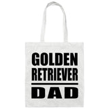 Golden Retriever Dad - Tote Bag White