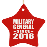 Military General Since 2018 - Star Ornament
