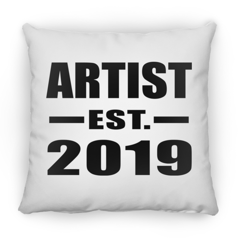 Artist Established EST. 2019 - Throw Pillow
