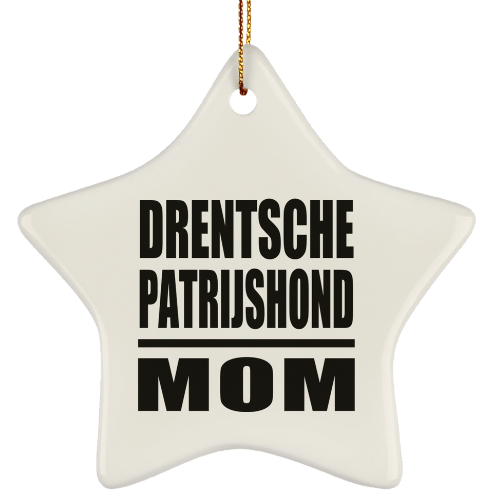 Drentsche Patrijshond Mom - Star Ornament