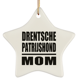 Drentsche Patrijshond Mom - Star Ornament