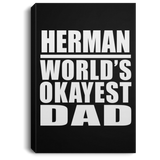 Herman World's Okayest Dad - Canvas Portrait