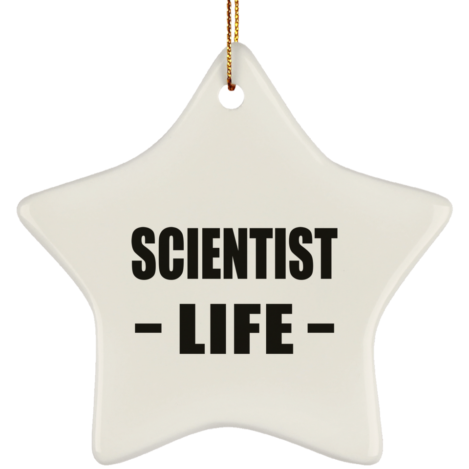 Scientist Life - Star Ornament