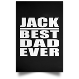 Jack Best Dad Ever - Poster Portrait