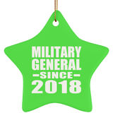 Military General Since 2018 - Star Ornament