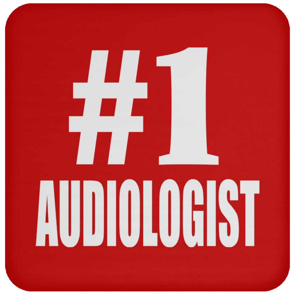 Number One #1 Audiologist - Drink Coaster