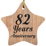 82nd Anniversary 82 Years Anniversary - Star Ornament C